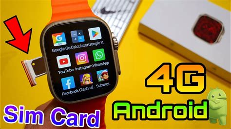 S7 Ultra 4G Android SmartWatch With SimCard Insert & Camera 